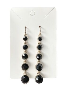 Black Drop Earrings - Women Jewelry